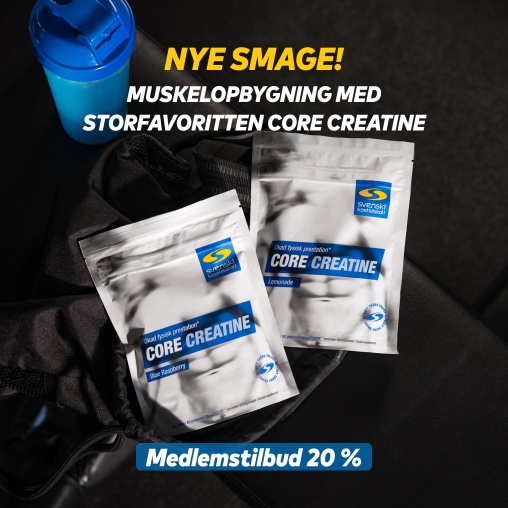 Nyhed! Core Creatine - nu i lækre smage